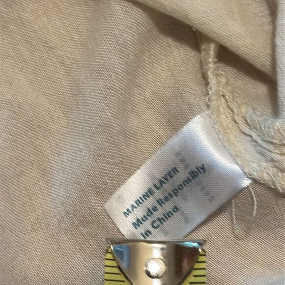 Marine Layer Embroidered Resort Shirt Men’s large  Button Up Short Sleeve Palms - Picture 9 of 12